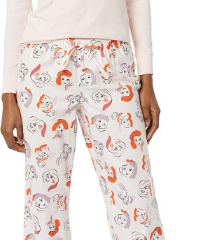 Womens Flannel Pajama Sleep Sets